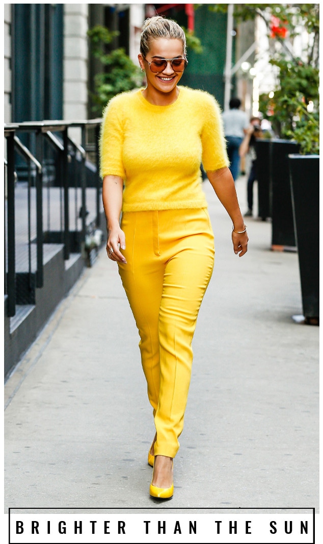 Celebs Are Anything but Mellow in Yellow - E! Online